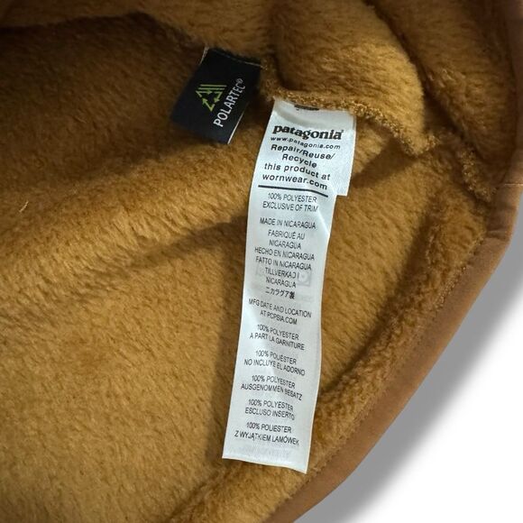 Patagonia Women’s Re-Tool 1/2 Zip Pullover Fleece Jacket Size Medium Bear Brown - Picture 9 of 9